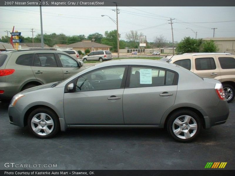 Magnetic Gray / Charcoal/Steel 2007 Nissan Sentra 2.0 S