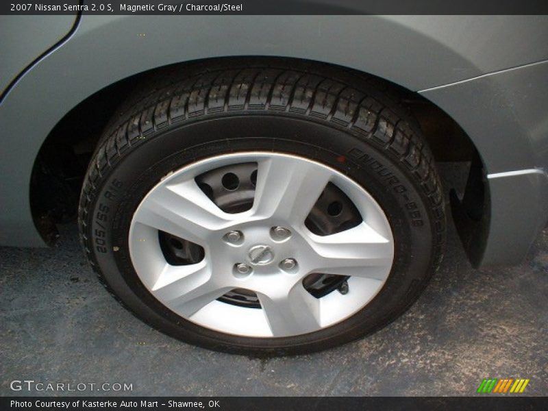 Magnetic Gray / Charcoal/Steel 2007 Nissan Sentra 2.0 S