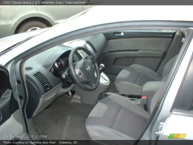 Magnetic Gray / Charcoal/Steel 2007 Nissan Sentra 2.0 S