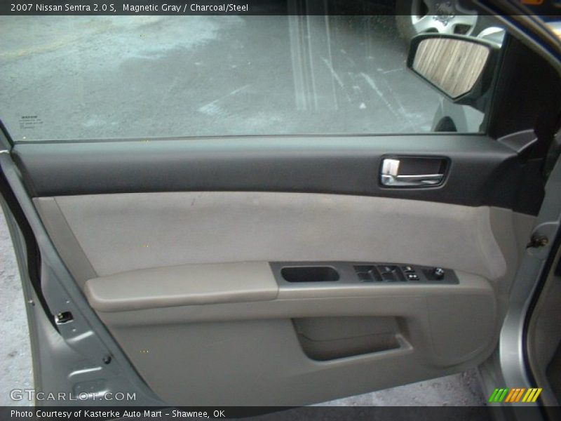 Magnetic Gray / Charcoal/Steel 2007 Nissan Sentra 2.0 S