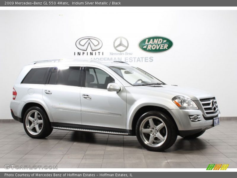 Iridium Silver Metallic / Black 2009 Mercedes-Benz GL 550 4Matic
