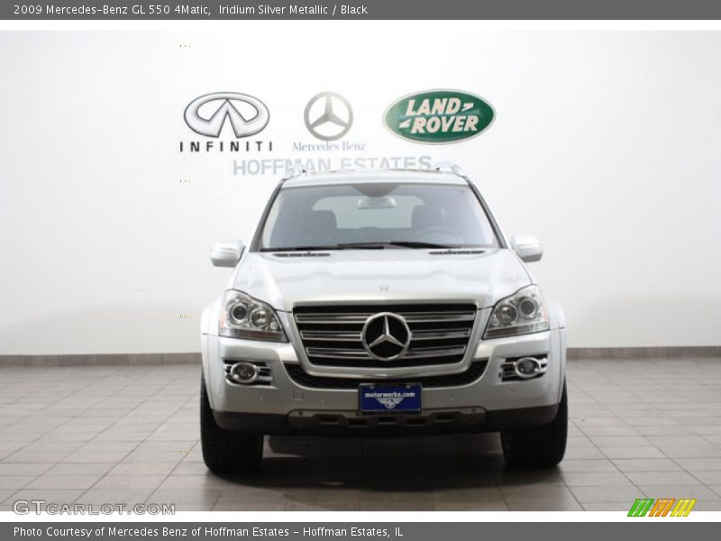 Iridium Silver Metallic / Black 2009 Mercedes-Benz GL 550 4Matic