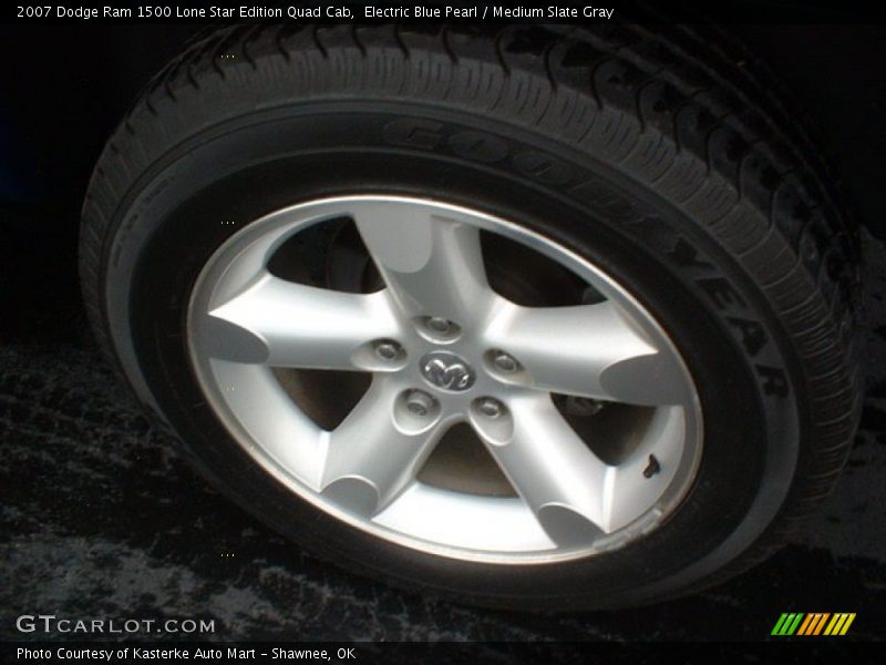 Electric Blue Pearl / Medium Slate Gray 2007 Dodge Ram 1500 Lone Star Edition Quad Cab