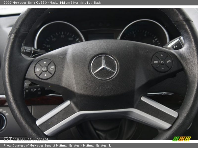 Iridium Silver Metallic / Black 2009 Mercedes-Benz GL 550 4Matic