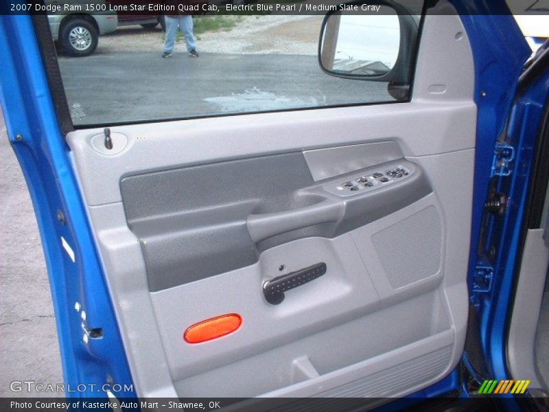 Electric Blue Pearl / Medium Slate Gray 2007 Dodge Ram 1500 Lone Star Edition Quad Cab