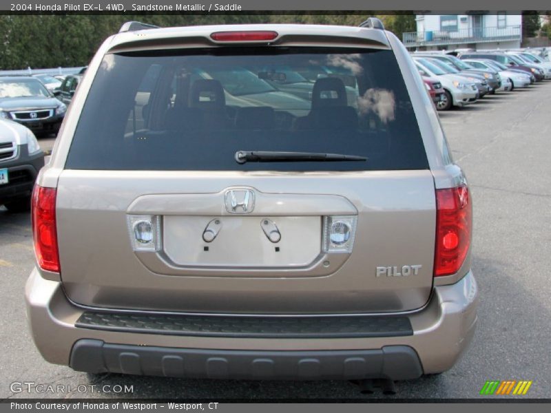 Sandstone Metallic / Saddle 2004 Honda Pilot EX-L 4WD