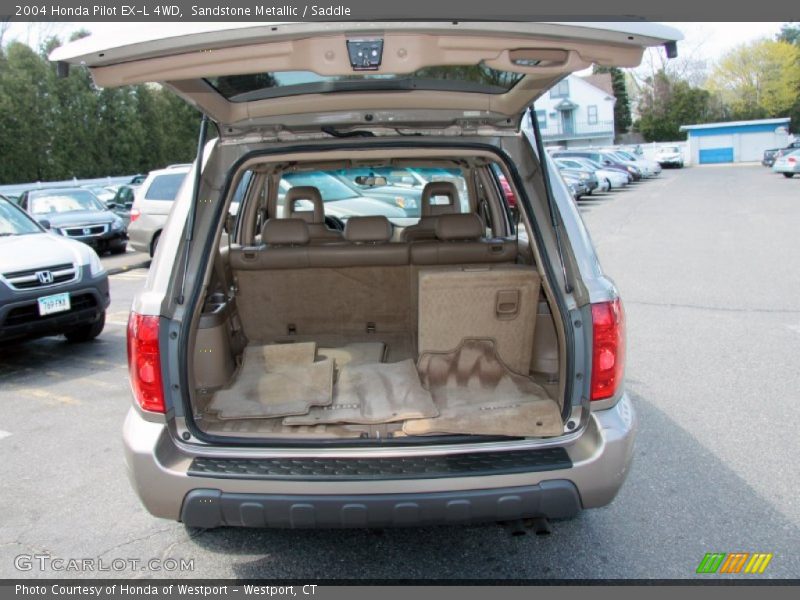 Sandstone Metallic / Saddle 2004 Honda Pilot EX-L 4WD