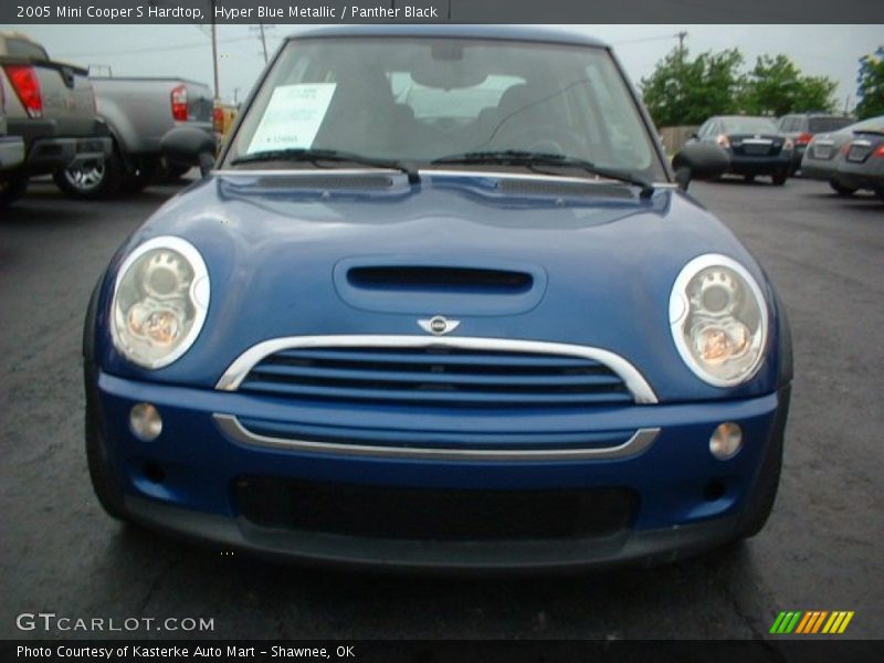 Hyper Blue Metallic / Panther Black 2005 Mini Cooper S Hardtop