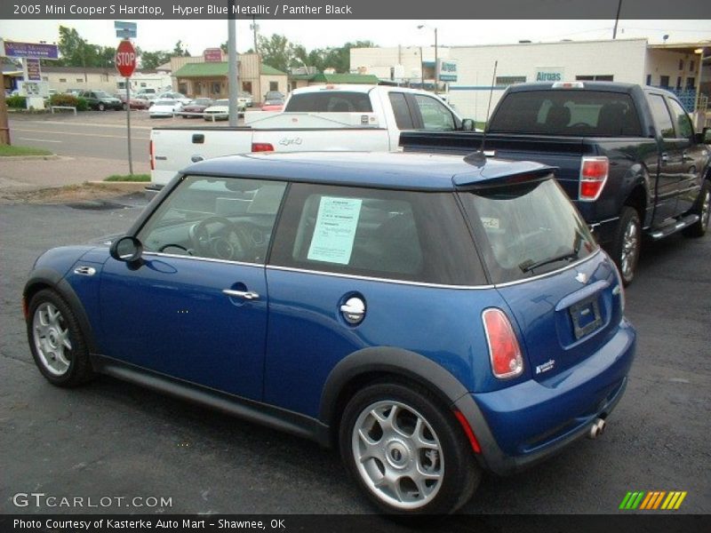 Hyper Blue Metallic / Panther Black 2005 Mini Cooper S Hardtop