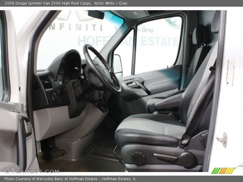 Arctic White / Gray 2008 Dodge Sprinter Van 2500 High Roof Cargo