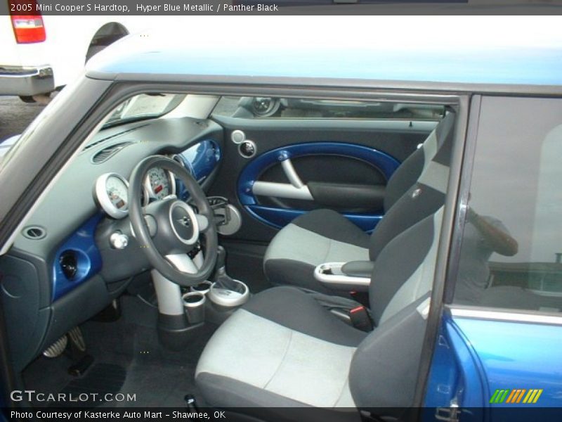Hyper Blue Metallic / Panther Black 2005 Mini Cooper S Hardtop