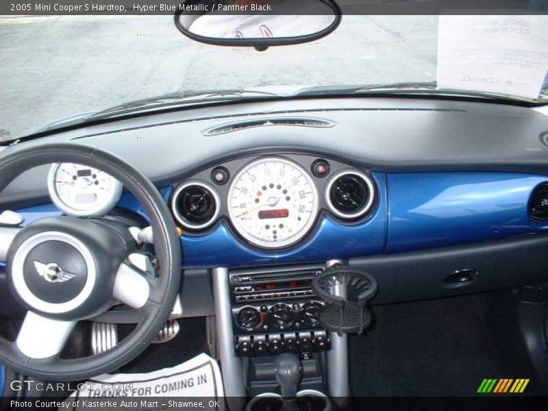 Hyper Blue Metallic / Panther Black 2005 Mini Cooper S Hardtop