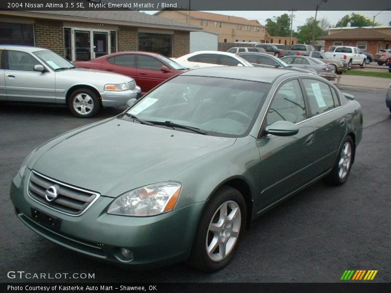 Mystic Emerald Metallic / Blond 2004 Nissan Altima 3.5 SE