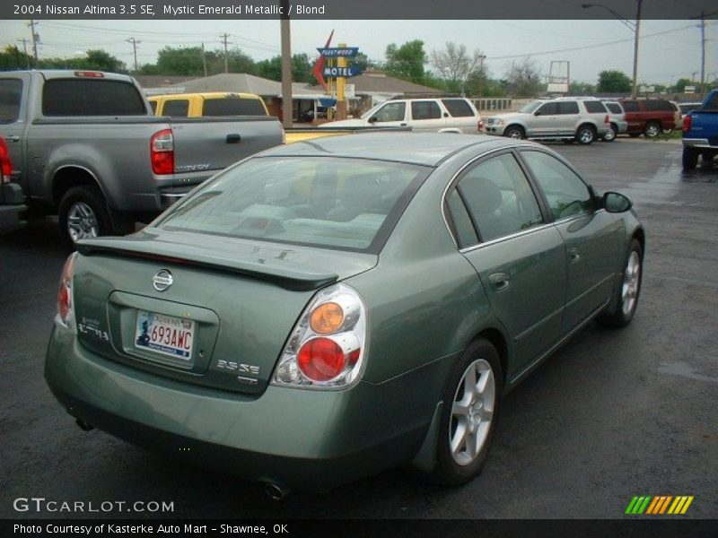Mystic Emerald Metallic / Blond 2004 Nissan Altima 3.5 SE
