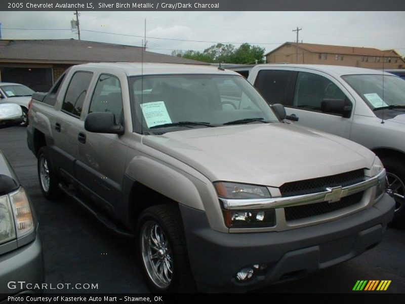 Silver Birch Metallic / Gray/Dark Charcoal 2005 Chevrolet Avalanche LS
