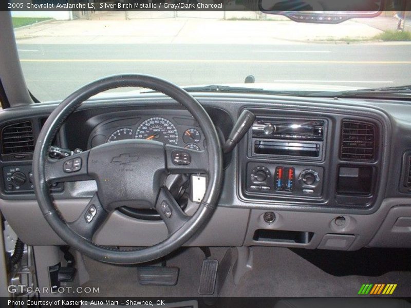 Silver Birch Metallic / Gray/Dark Charcoal 2005 Chevrolet Avalanche LS
