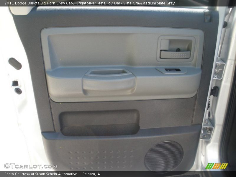 Bright Silver Metallic / Dark Slate Gray/Medium Slate Gray 2011 Dodge Dakota Big Horn Crew Cab