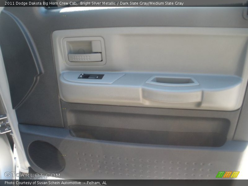 Bright Silver Metallic / Dark Slate Gray/Medium Slate Gray 2011 Dodge Dakota Big Horn Crew Cab