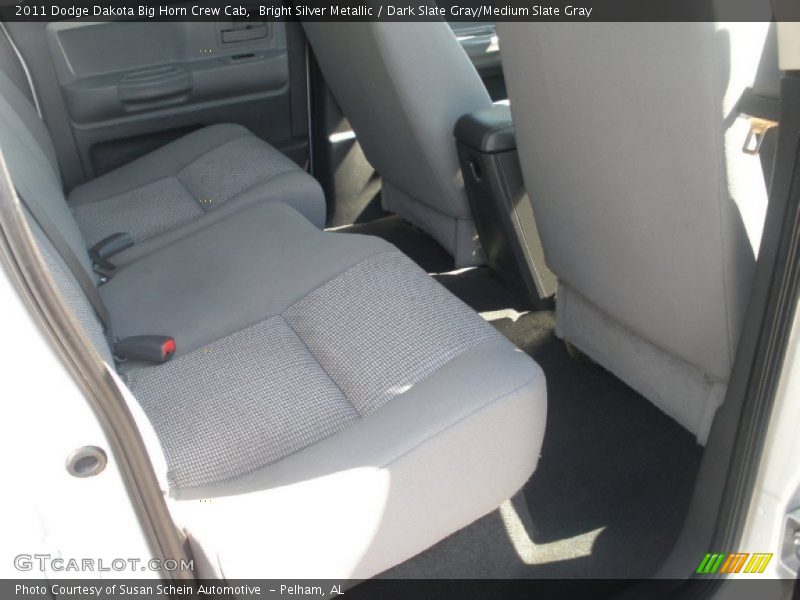 Bright Silver Metallic / Dark Slate Gray/Medium Slate Gray 2011 Dodge Dakota Big Horn Crew Cab