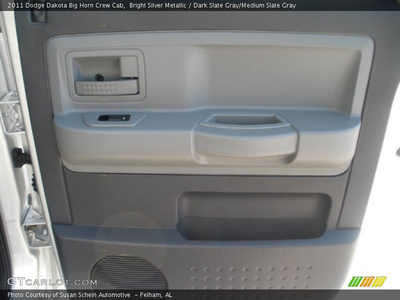 Bright Silver Metallic / Dark Slate Gray/Medium Slate Gray 2011 Dodge Dakota Big Horn Crew Cab