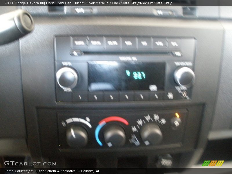 Bright Silver Metallic / Dark Slate Gray/Medium Slate Gray 2011 Dodge Dakota Big Horn Crew Cab