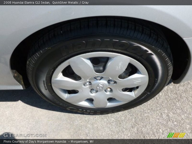 QuickSilver Metallic / Gray 2008 Hyundai Elantra GLS Sedan