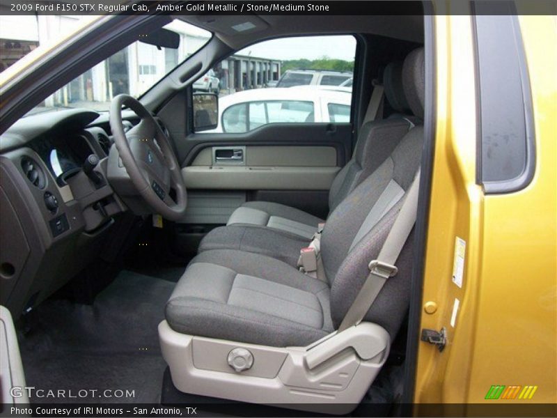  2009 F150 STX Regular Cab Stone/Medium Stone Interior