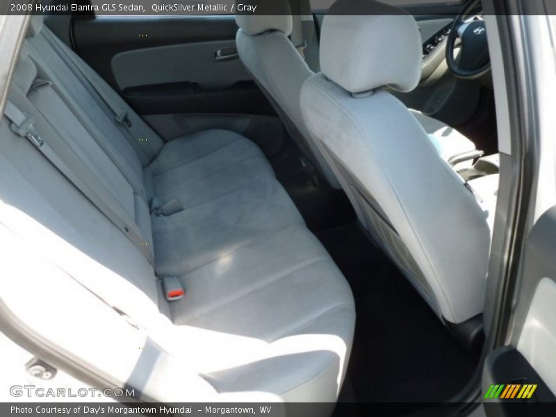 QuickSilver Metallic / Gray 2008 Hyundai Elantra GLS Sedan