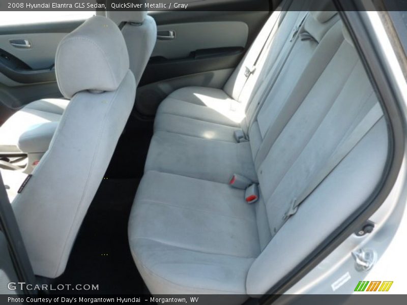 QuickSilver Metallic / Gray 2008 Hyundai Elantra GLS Sedan
