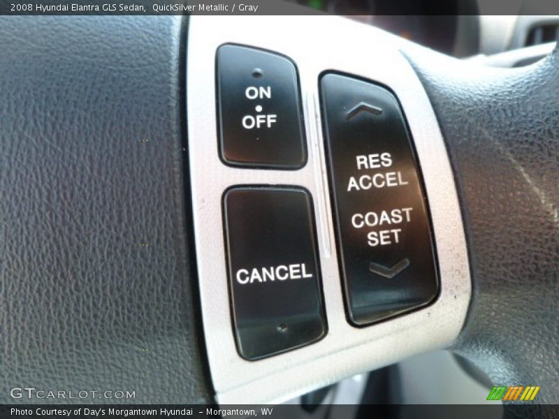 QuickSilver Metallic / Gray 2008 Hyundai Elantra GLS Sedan