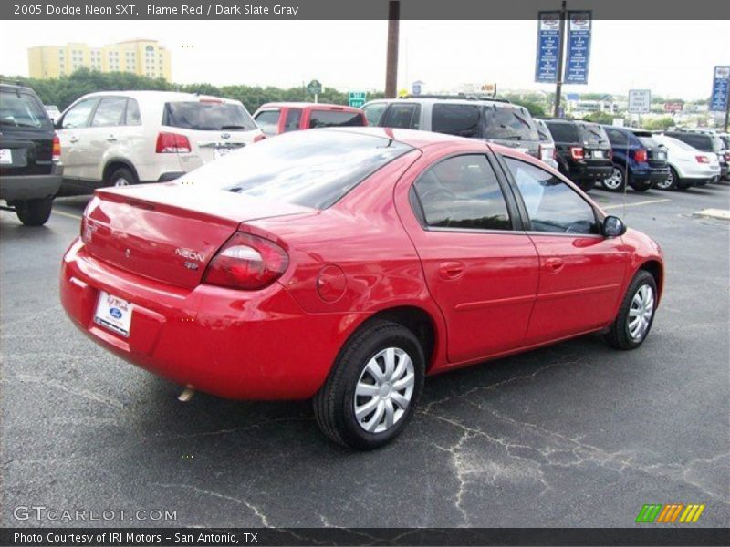 Flame Red / Dark Slate Gray 2005 Dodge Neon SXT