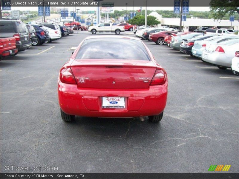 Flame Red / Dark Slate Gray 2005 Dodge Neon SXT