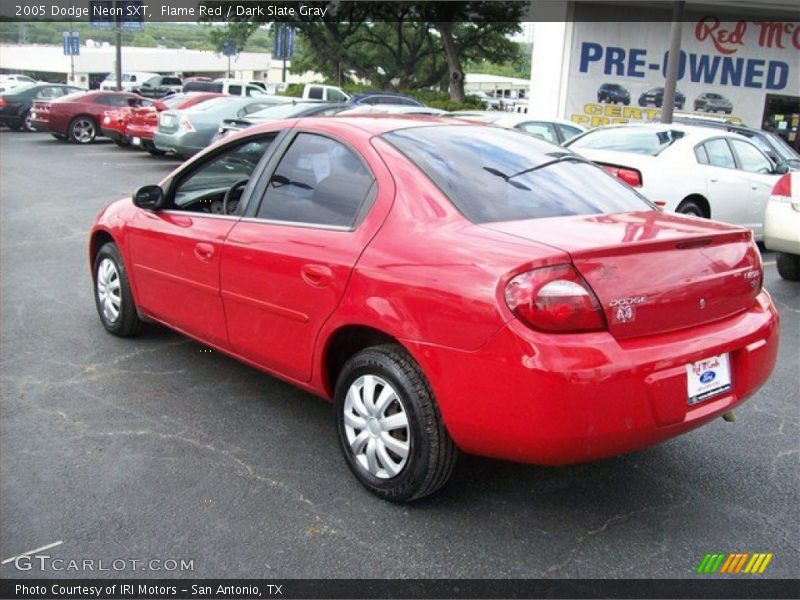Flame Red / Dark Slate Gray 2005 Dodge Neon SXT