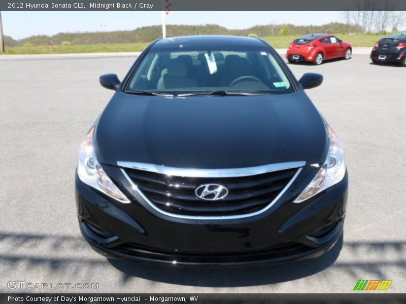 Midnight Black / Gray 2012 Hyundai Sonata GLS