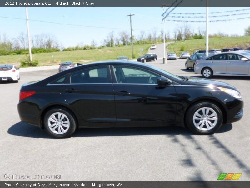 Midnight Black / Gray 2012 Hyundai Sonata GLS