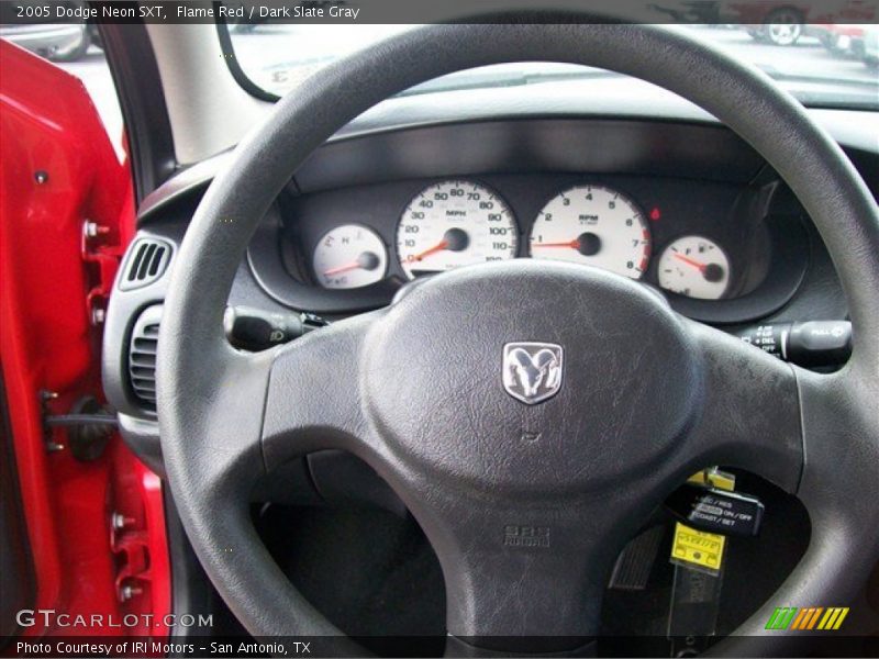 Flame Red / Dark Slate Gray 2005 Dodge Neon SXT
