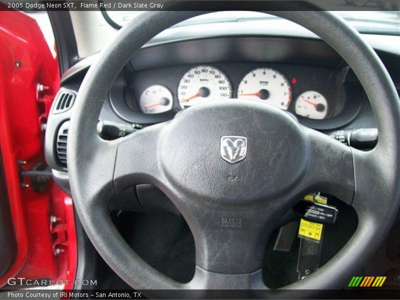 Flame Red / Dark Slate Gray 2005 Dodge Neon SXT