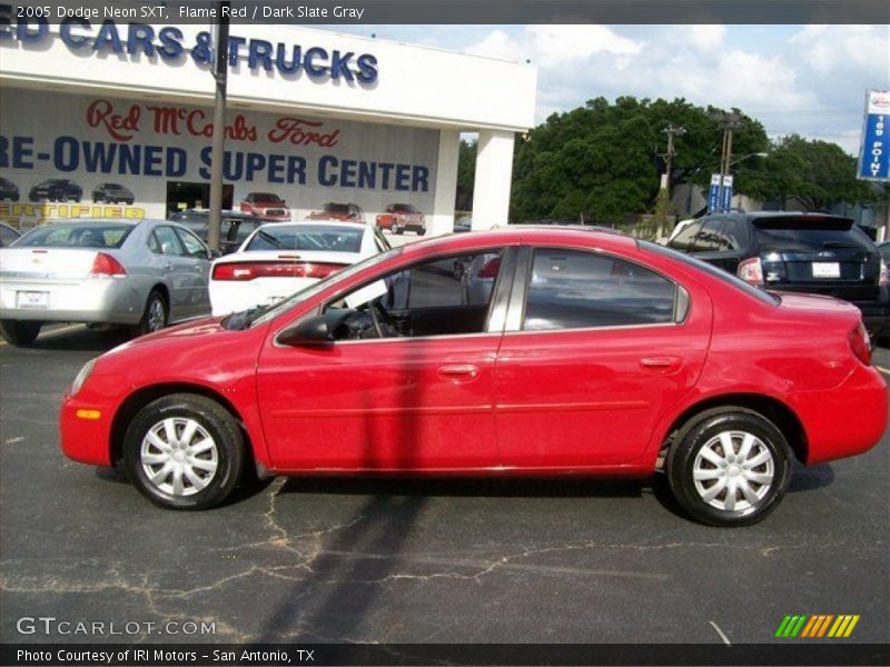 Flame Red / Dark Slate Gray 2005 Dodge Neon SXT