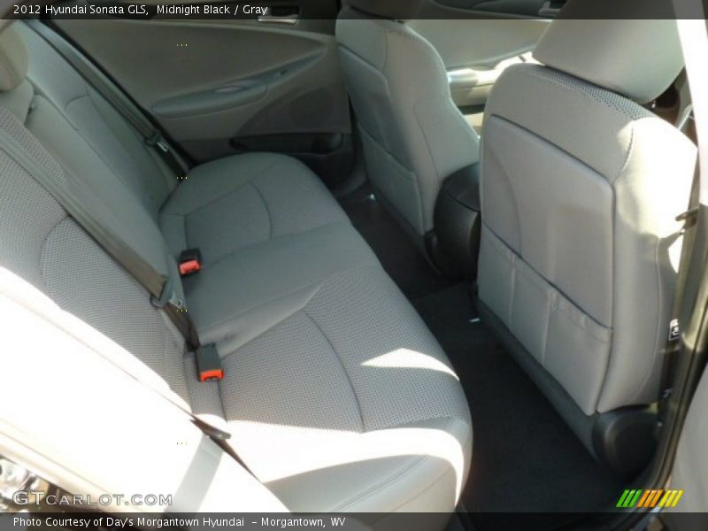 Midnight Black / Gray 2012 Hyundai Sonata GLS