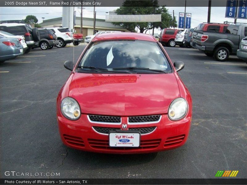 Flame Red / Dark Slate Gray 2005 Dodge Neon SXT