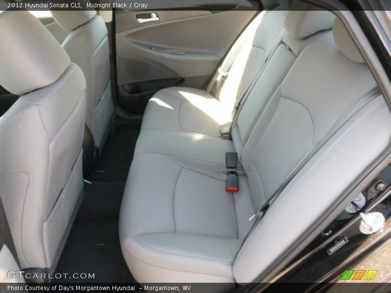 Midnight Black / Gray 2012 Hyundai Sonata GLS