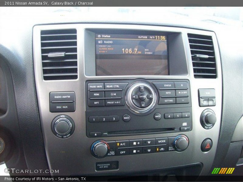 Galaxy Black / Charcoal 2011 Nissan Armada SV