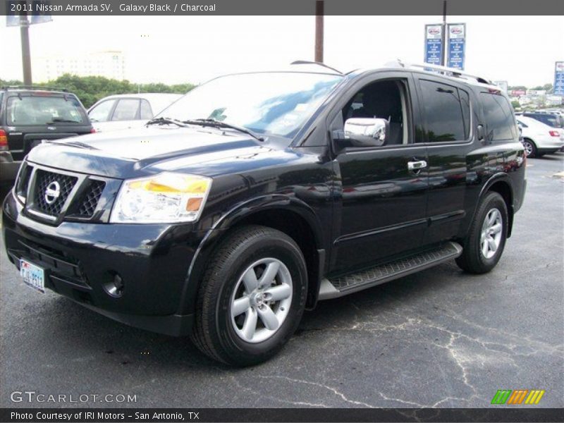 Galaxy Black / Charcoal 2011 Nissan Armada SV