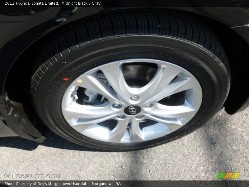 Midnight Black / Gray 2012 Hyundai Sonata Limited