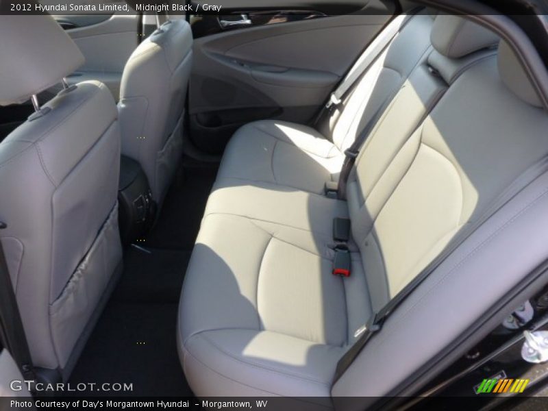 Midnight Black / Gray 2012 Hyundai Sonata Limited