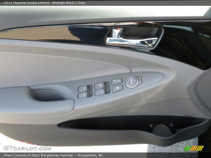 Midnight Black / Gray 2012 Hyundai Sonata Limited