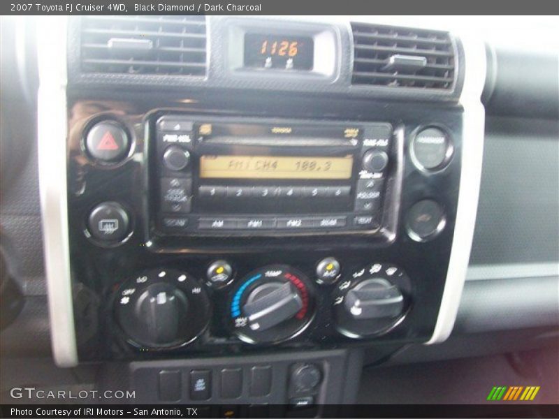 Black Diamond / Dark Charcoal 2007 Toyota FJ Cruiser 4WD