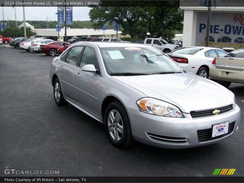 Silver Ice Metallic / Ebony 2010 Chevrolet Impala LS