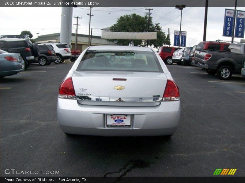 Silver Ice Metallic / Ebony 2010 Chevrolet Impala LS