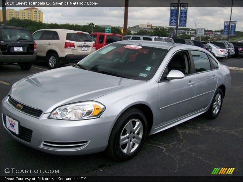 Silver Ice Metallic / Ebony 2010 Chevrolet Impala LS